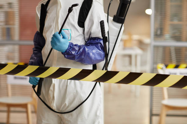 Professional Biohazard Cleanup technician working in Lewisville, WA